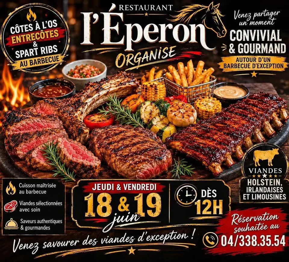 Barbecue d'exception — Côtes à l'os, entrecôtes & spare ribs
